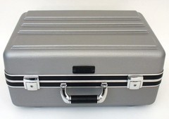 928TG-CB – PLATT LUGGAGE – DELUXE POLYETHYLENE TOOL CASE WITH CHROME HARDWARE –