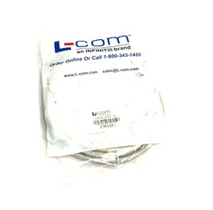L-com CSMN15MF-10 Deluxe Molded D-Sub Cable, DB15 Male / Female, 10.0 ft