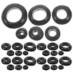 260 Pcs Electrical Wire Protector Grommet Rubber Gasket for Sealing Wires