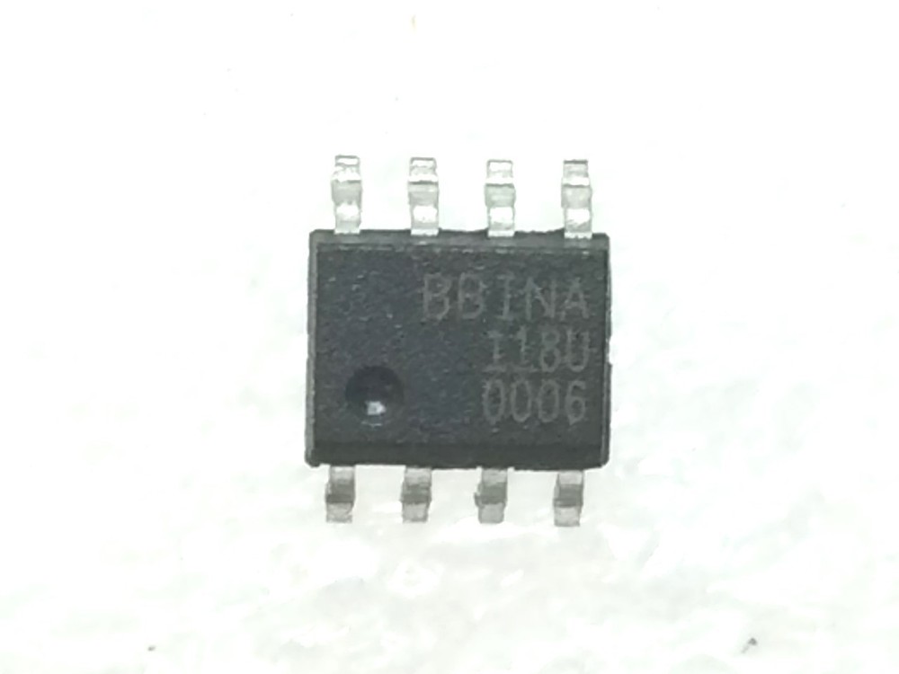 INA118U BURR BROWN IC OPAMP INSTR 800KHZ 8SOIC 4 PIECES