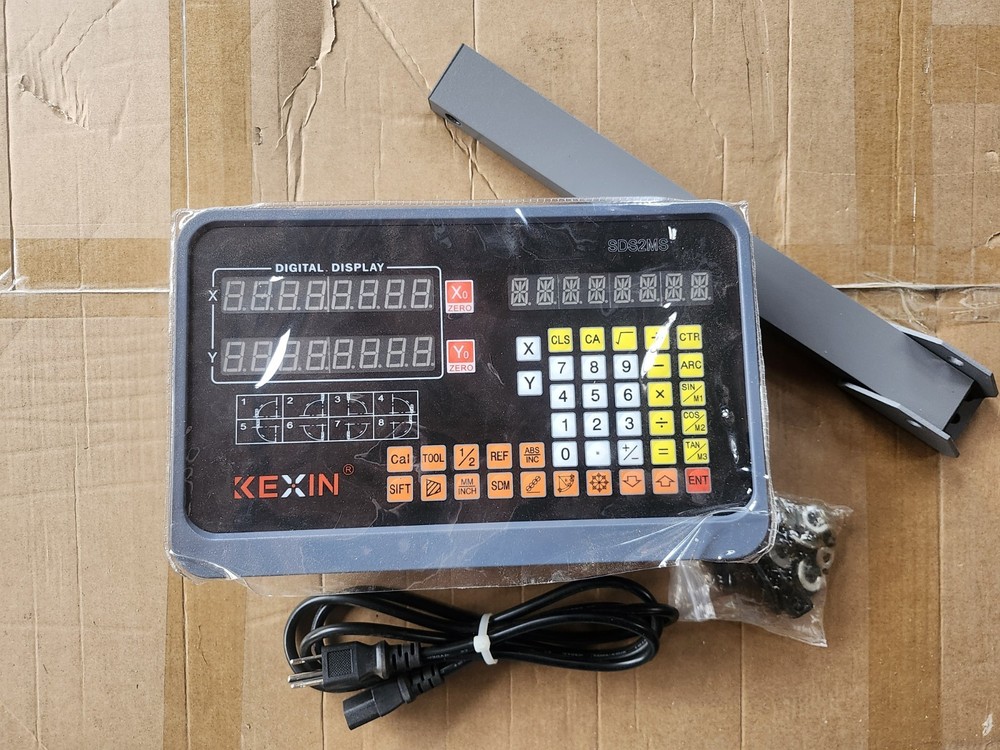 DRO 1um Linear Scale Digital Readout 2 Axis For Bridgeport Mill Lathe