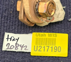 Burndy GZ26-58: 3 to 2/0 AWG Str, 5/8 Stud, Mechanical Grounding Connector
