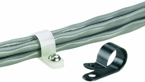 Panduit CCH50-S10-C Cable Clamp, Nylon 6.6, #10 Screw Mounting (Pack of 100)