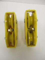 CONDUCTIX WAMPFLER DOUBLE TROLLY CABLE 210 SERIES, P/N 021116 LOT OF 2