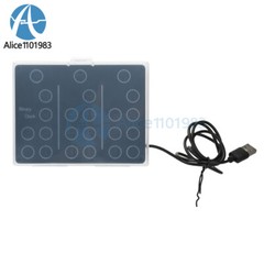 DC5V DIY Clock Kits Electronic Soldering Practice Kit For Learning USB Interface