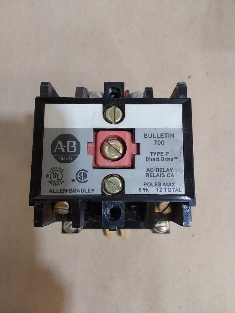 ALLEN-BRADLEY 700-P200A1 Control Relay 120V Coil BULLETIN 700 TYPE-P