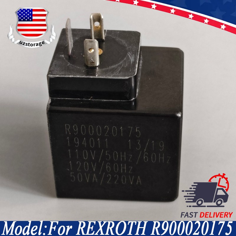 New For REXROTH R900020175 Solenoid Valve Coil 110V/50HZ/60HZ 30-33W US Stock