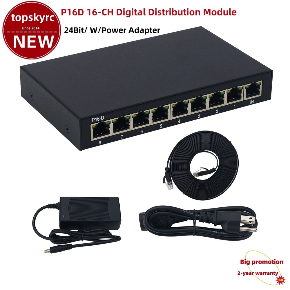 P16D 16CH Digital Distribution Module 24Bit Splitter for Personal Monitoring