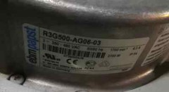 1PC Used R3G500-AG06-03 Industrial Fan Fit for ABB Inverter (By DHL) #H798DD DX
