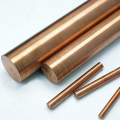 99.9% T2 Pure Copper Rod Metal Round Solid Bar 14~35mm Diameter 200~500mm Long