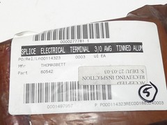 *Lot of 5* Thomas & Betts 60542 2-Way Compression Splice Connector 3/0 AWG AL…
