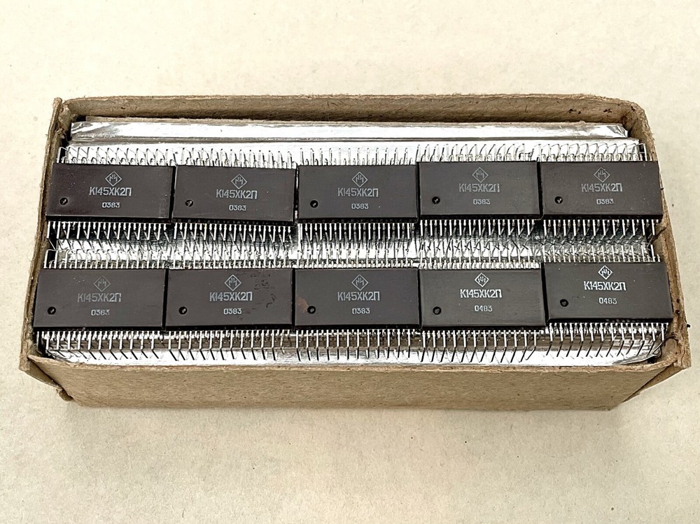Vintage Soviet Microcircuit K145HK2P (48Pins) Lot of 5 pcs.
