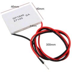 Lightweight 20-100°Temperature Thermoelectric Power Generator Peltier TEG Module