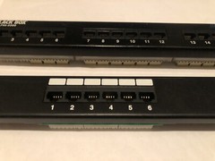 Black Box GigaBase CAT5e Patch Panel – 24 Port And Panel-12 Lot Of 2
