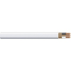 ROMEX 28827428 Nonmetallic Cbl,2 w/Gnd,14AWG,Wht,100ft 2VGA4