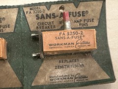 Sans-A-Fuse FA 3250-2 Circuit Breakers NOS! 6 pieces – Replaces Zenith 136-85