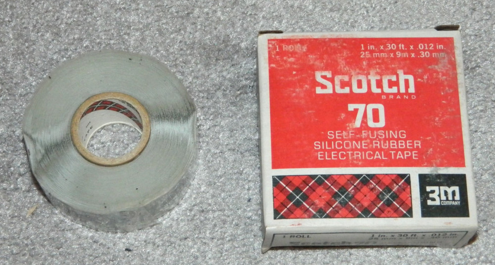 One Roll of 3M Scotch 70 Self-Fusing Silicone Rubber Electrical Tape – FREE SHIP