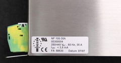 Tesch/Rockwell Automation mains filter NF 100-35A Art.No. 0030004 3x35A 250/440V