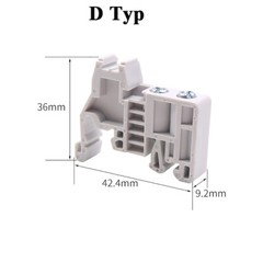 35mm DIN Rail Slotted Top Hat Length 85mm – 380mm For Circuit Breakers