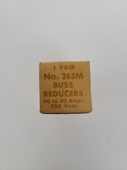 BUSS 263M Bussmann Fuse Reducers – Next Day Option – New