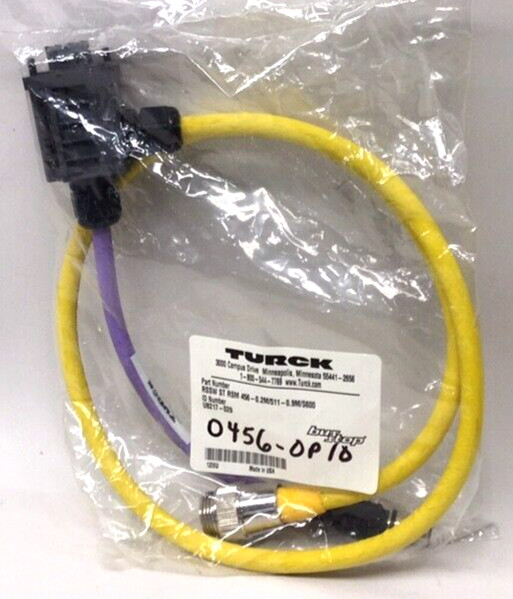 Turck RSSW ST RSM 456-0.2M/511-0.9M/S600 Cordset bus stop Cable Assembly