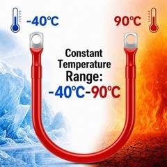 2 AWG Battery Cable Inverter Cables Solar, Car Power Wire RV Marine 5/16” 600V
