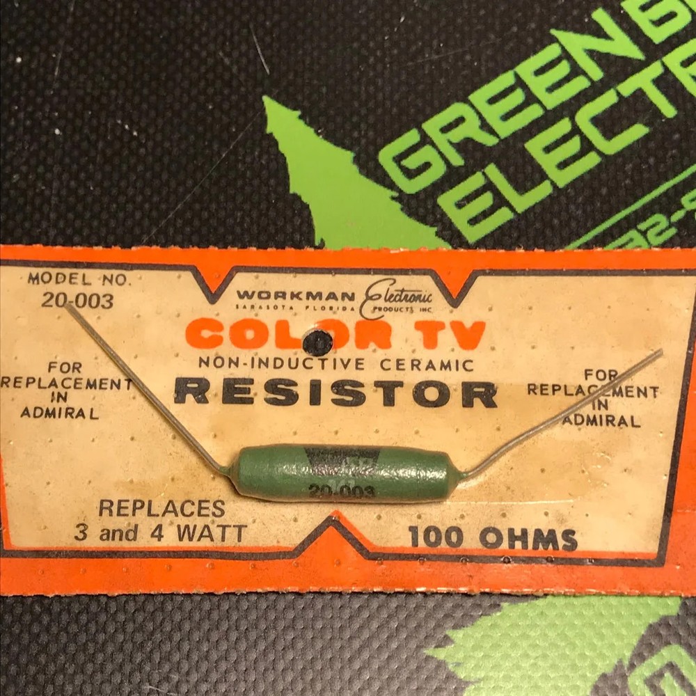 20-003 – WORKMAN – 3+4W RATING 100 OHM RESISTOR