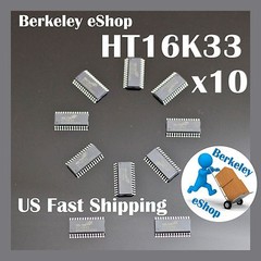 [California] HT16K33 SOIC-28 RAM Mapping 16*8 LED Controller Driver 10 pc