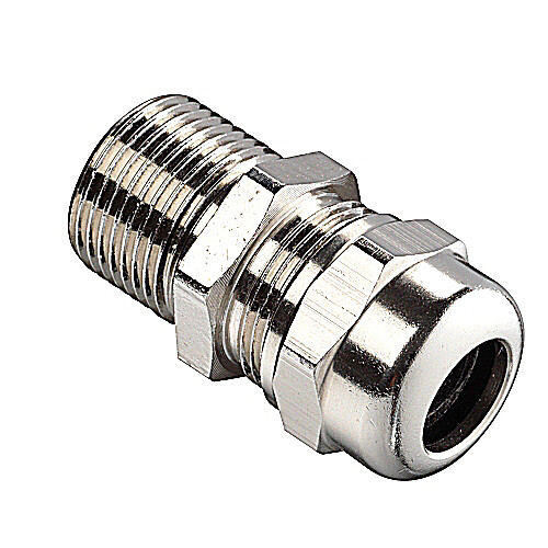 EXN06AMC2, Thomas&Betts, Single Compression Cable Gland, 1″, Nickel Plated Brass