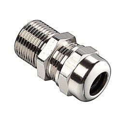 EXN06AMC2, Thomas&Betts, Single Compression Cable Gland, 1″, Nickel Plated Brass