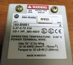Allen Bradley 160-BMB1 Dynamic Brake Module 0.37-0.75KW / 1/2-1 HP 380-460V