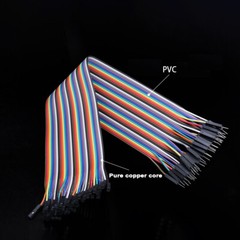 40P Dupont Male Female 10cm/15cm/21cm/30cm/40cm Jumper Wire Connectors Leads