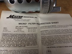 Milton in-line micro Filter 1120 1/2″ Filter NEW Old stock metal