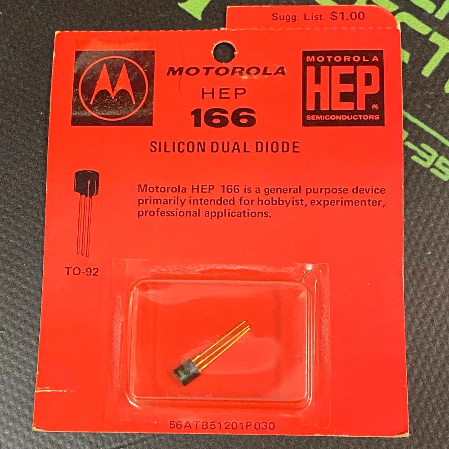 HEP166 – MOTOROLA – SILICON DUAL DIODE