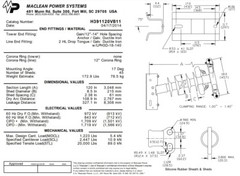 Polymer Horizontal line post Insulator H391120VB11 120″ Long