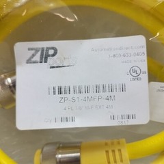 Automation Direct ZP-S1-4MFP-4M ZIPport Patch Cable 4 Pin ZPS14MFP4M 4M New