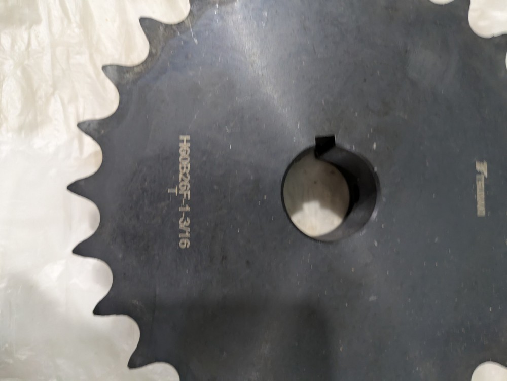 UST H60B26F #60 Single Strand Roller Chain Sprocket 26T 1-3/16″ Bore