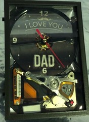 Personalized Custom Gift HDD Clock Hard Drive Gratitude Congratulations Birthday