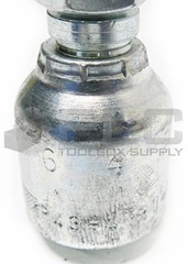 LOT OF 10 NEW PARKER 1C343-6-4 HYDRAULIC FITTING 1/4″ HOSE X L 6MM FEMALE