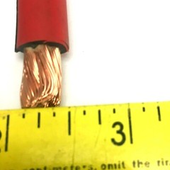 Battery Booster Jumper Cable Twin Wires Flexible Pure Copper 2 Gauge AWG Size