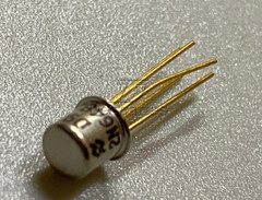 1pcs – National NS 2N6485 Dual N-Channel JFET – TO-71, Gold Pins, NOS, Genuine