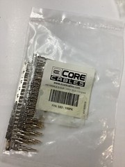 10 Packs of 100 Core Cables Density Crimp Pins Connectors D-Sub Female Plug