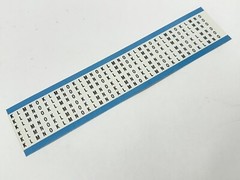 Brady WM-K-O-PK Vinyl Cloth Wire Marker 112424 LOT OF 25 SHEETS