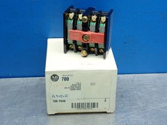 ALLEN BRADLEY 700-PB40 AUXILIARY CONTACT ADDER DECK 08250100015