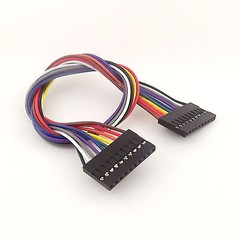 10x 10P-10P Dupont Wire Female to Female Cable Line 2.54mm For Arduino 30cm 1ft