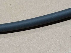 Alpha Wire FIT-221-1/4 Black XLPO 1/4in-to-1/8in 2-to-1 Heat Shrink Tubing /10ft