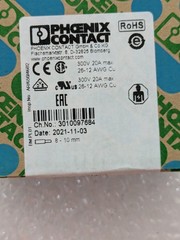 PHOENIX CONTACTPHOENIX CONTACT PTFIX 12×2,5 GY 3273286 (BOX OF 8)