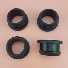 4mm-50mm Black Silicone Rubber Snap-in Wiring Grommets Open Blind Plugs Bushing