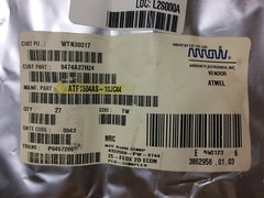 ATF1504AS-10JC44 ATMEL IC CPLD 64MC 10NS 44PLCC 2 PIECES