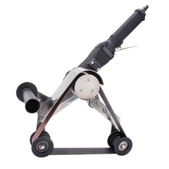 Pneumatic Belt Sander Stainless Steel Brushing Machine Round Tube Polishing